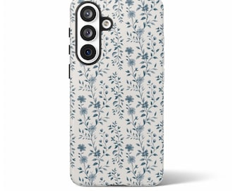 Custodia per telefono floreale vintage, custodia magnetica retrò con fiori di campo per Samsung Galaxy S26 S25 S24 S22 Ultra A73 A56 A55 A53 A16 Note 20, regalo per lei