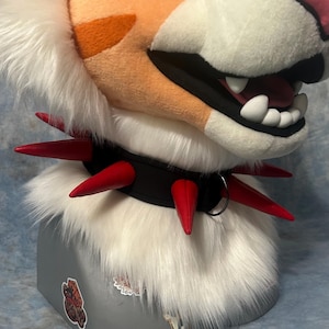Large 8 Spiked Fursuit Collars