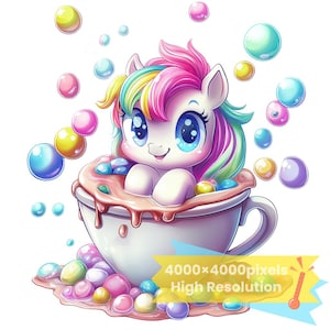 My Little Pony png, 1 PNG+1 SVG, sweet fantasy images, Digital design PNG file for sublimation, High Resolution, Instant download
