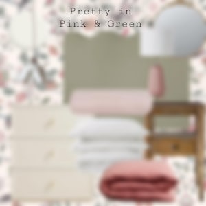 Interior Design/Styling/Moodboard/Concept board/Casa/Camera da letto per ragazze/Camera da letto per bambini/Progettazione della casa/Semplice/Grazioso