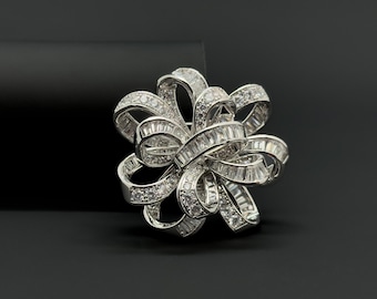 French luxury bow brooch, suit brooch, brooch for women