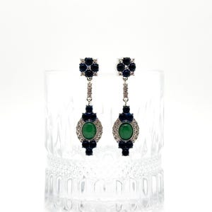 Retro ethnic style natural stone earrings, boho earrings, Elegant earrings earrings, French earrings,  earrings for women