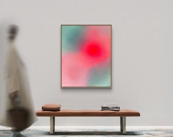 Bleibst du noch ein bisschen? – Abstraktes Originalgemälde | 80 x 100 cm