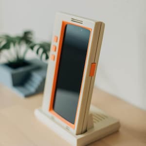 Retro iPhone Case in Custom Colors, 80s Computer Style, A Nostalgia Conversation Starter