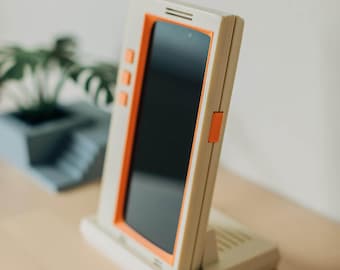 Retro iPhone Case in Custom Colors, 80s Computer Style, A Nostalgia Conversation Starter