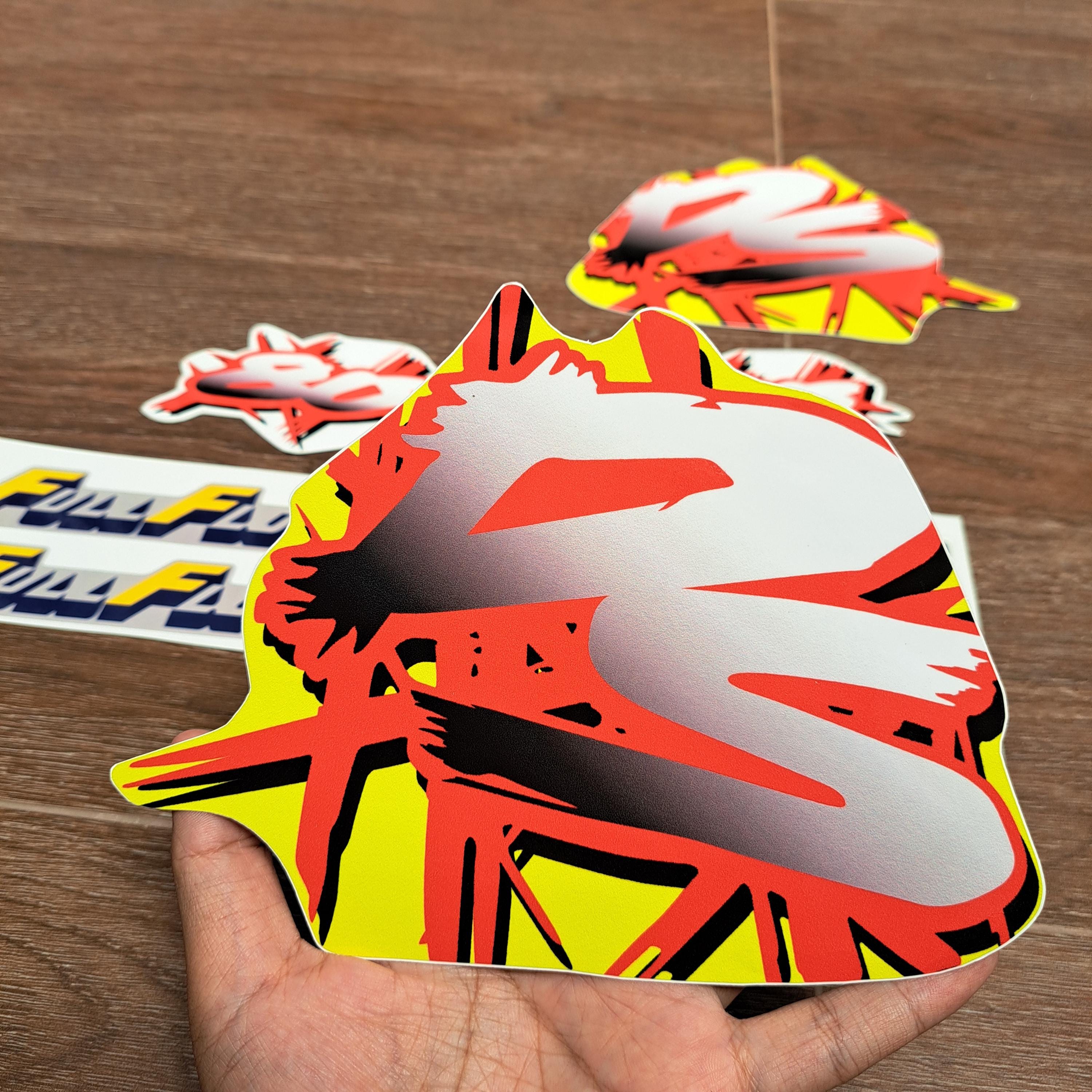 Sticker Decal DS 80 1995 White Side Cover Fuel Gas Tank - Etsy