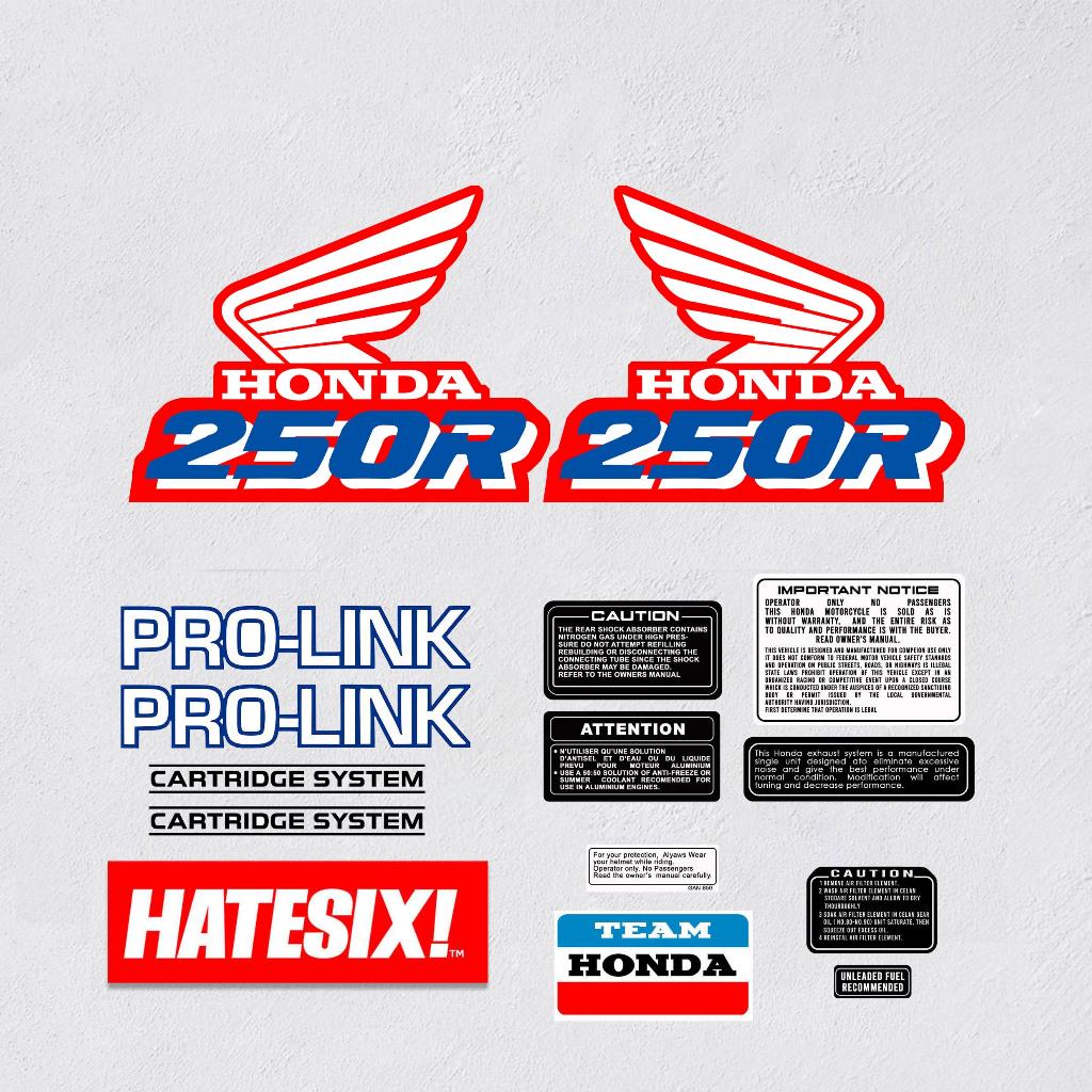 Sticker Decal Honda XR250 1990 Side Cover Fuel Gas Tank - Etsy