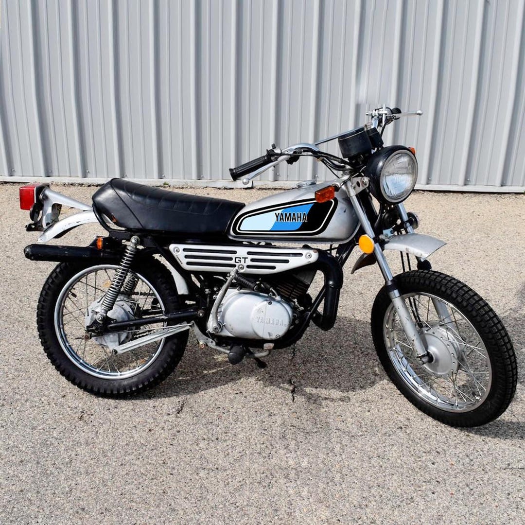 Yamaha GT80 Minitrail Decal Set - 1978 Fuel Tank & Side Cover - Etsy