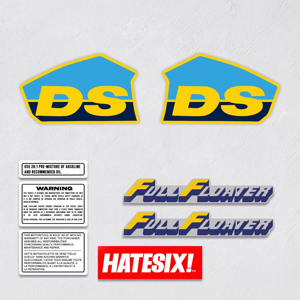 Sticker Decal Suzuki DS 80 1987 Side Cover Fuel Gas Tank - Etsy