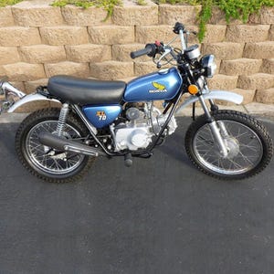 Sticker Decal Honda XL 70 Side Cover Fuel Gas Tank