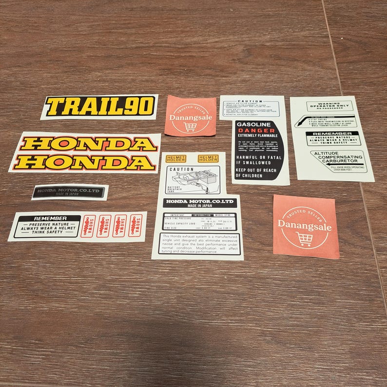 Sticker Decal Honda CT110 CT90 1976 Trail Side Cover Fuel Gas Tank - Etsy