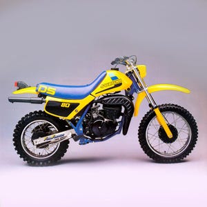 Sticker Decal Suzuki DS 80 1984 Side Cover Fuel Gas Tank