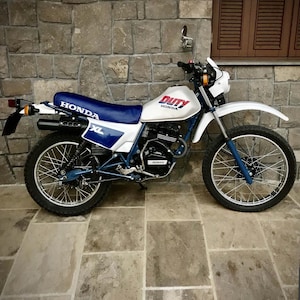 Honda XL 185/125 Fuel Tank Sticker Decal - 1989 Brasil Version