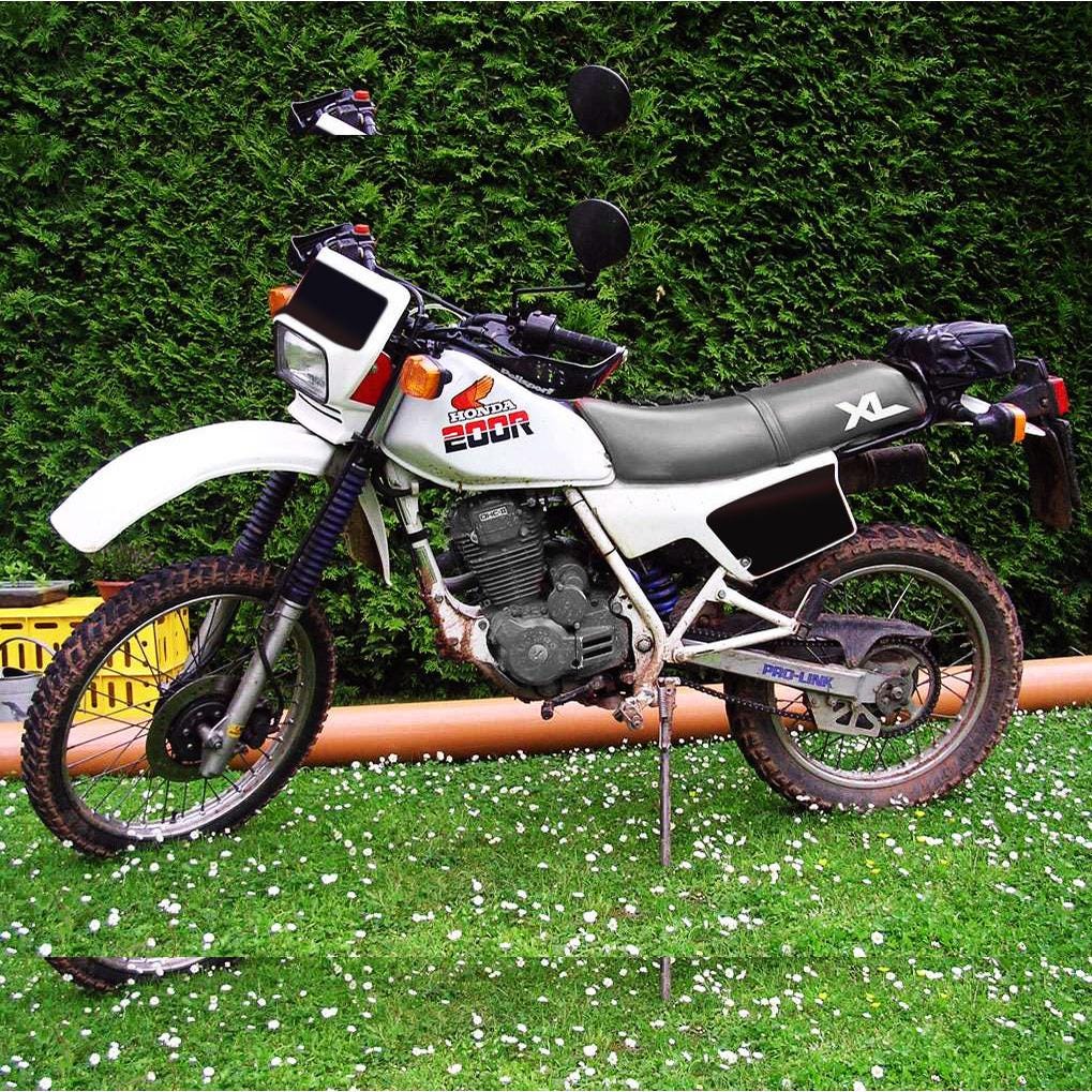 Sticker Decal Honda XL 200R Side Cover Fuel Gas Tank - Etsy