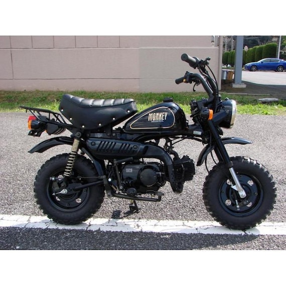 Sticker Decal Honda Monkey Z50 Special Edition Black 1990 Side
