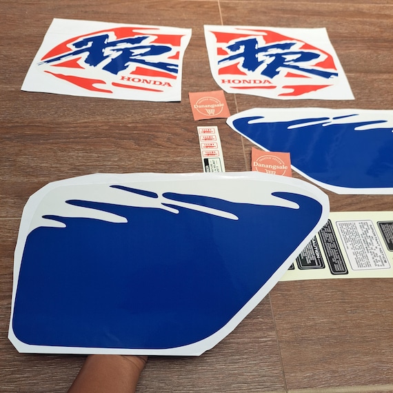 Honda Baja XLR 200 XR 200 1996 Decal Set - Fuel Tank Side Cover