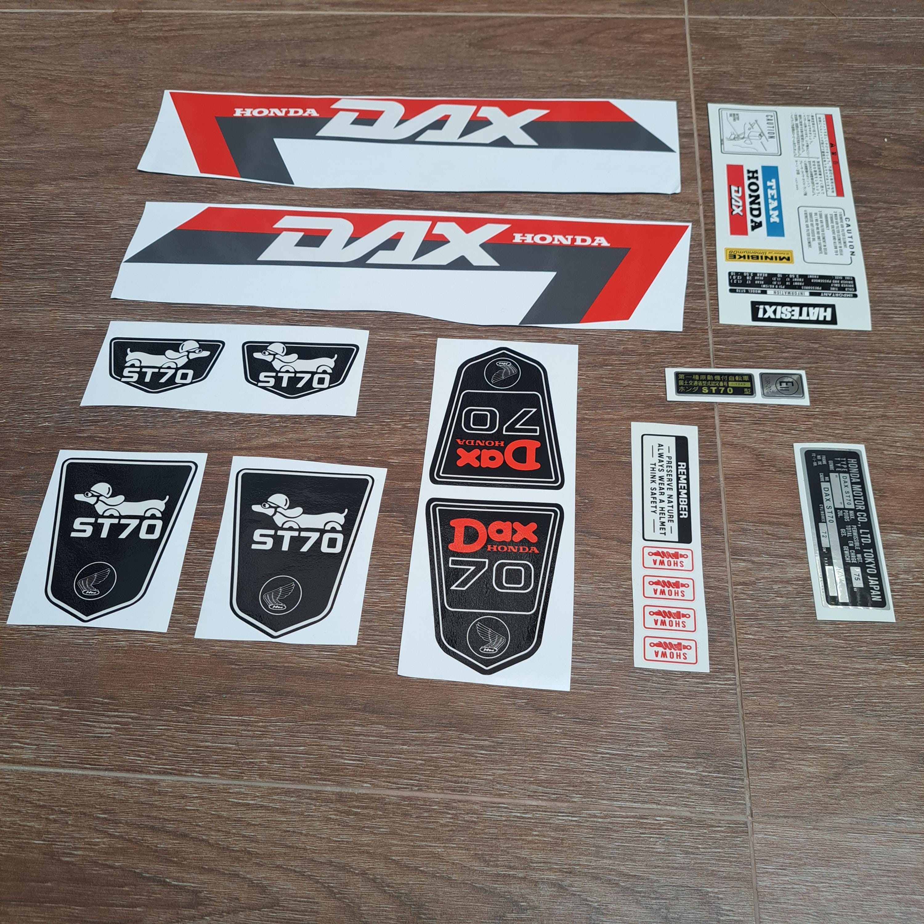Sticker Decal Honda DAX ST70 ST 70 Side Cover Fuel Gas Tank - Etsy