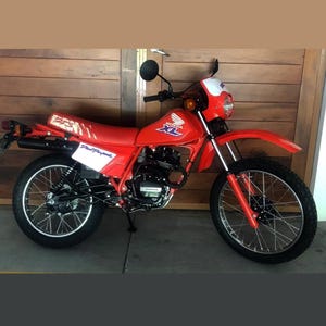 Sticker Decal Honda XL 125 Brasil 1992 Version Side Cover Fuel Gas Tank