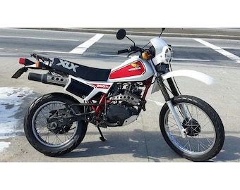 ホンダ XL250R XL 250 レッド サイドカバー 燃料ガスタンク ステッカー