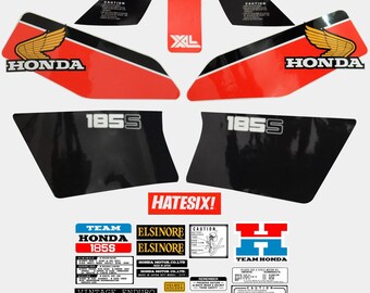 Sticker Decal Honda XL 185 S 1989 Side Cover Fuel Gas Tank - Etsy