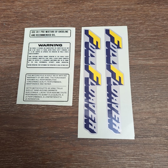 Sticker Decal Suzuki DS 80 1992 Side Cover Fuel Gas Tank - Etsy