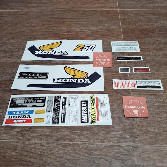 ステッカー デカール ホンダ Z50 1974 1975 1976 1977 サイドカバー