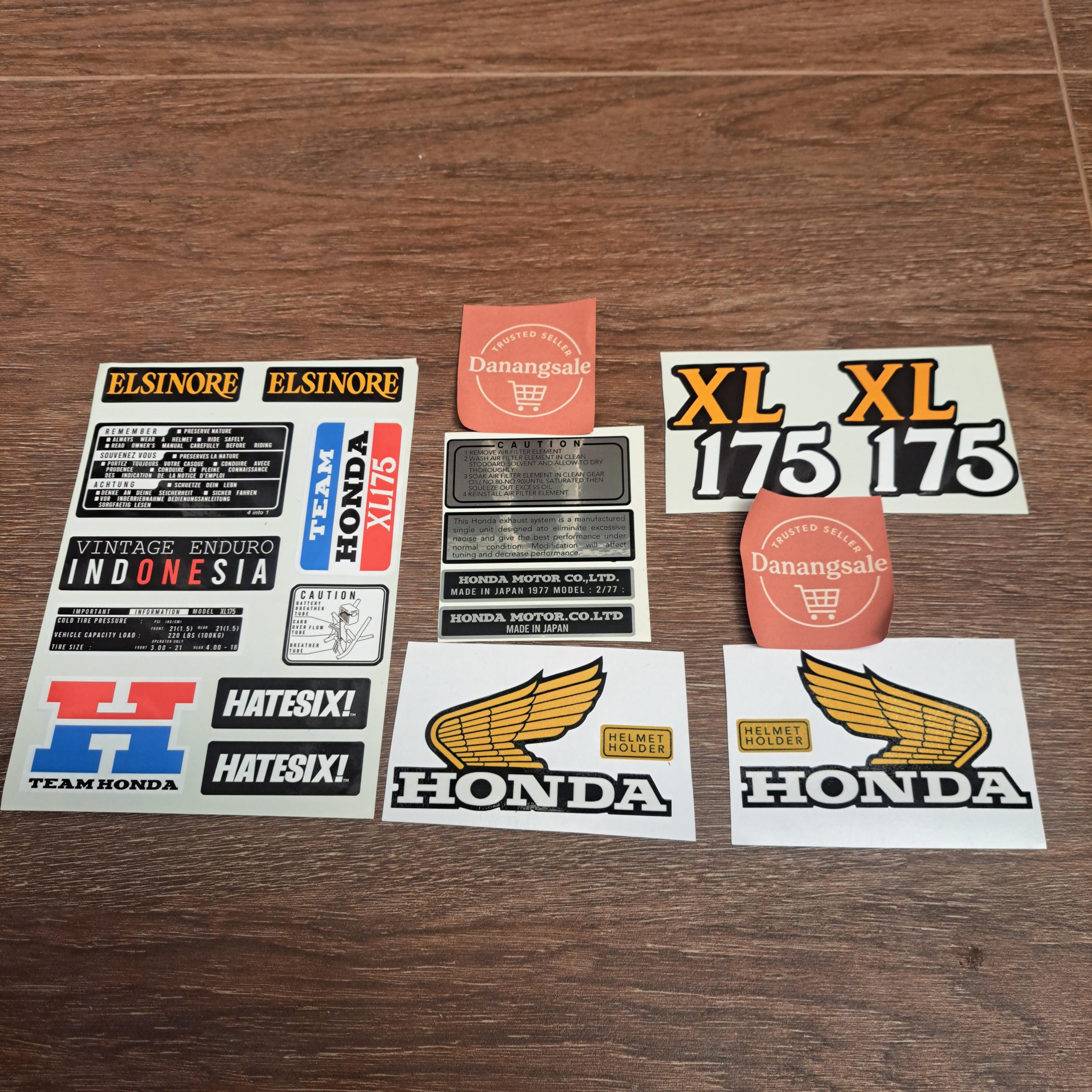 Sticker Decal Honda XL 125 XL 175 Side Cover Fuel Gas Tank - Etsy