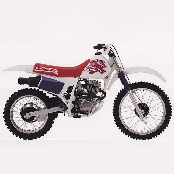 Sticker Decal Honda Baja XR 200 R 1995 Side Cover Fuel Gas Tank