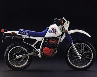 HONDA XL250R MD03 フロントカウル&デカールセット Sticker Decal Honda XL250R XL 250R 1987 Side Cover Fuel Gas Tank