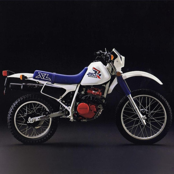 Sticker Decal Honda XL250R XL 250R 1987 Side Cover Fuel Gas Tank