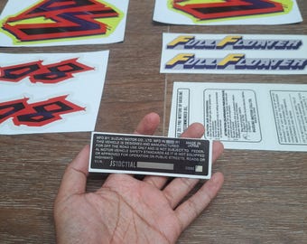 Sticker Decal Suzuki DS 80 1994 Side Cover Fuel Gas Tank - Etsy