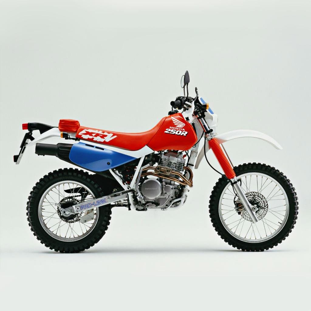 XL125シート　XL250S VMX XLR250 XR250 HONDA Sticker Decal Honda XR250 1989 Side Cover Fuel Gas Tank - Etsy