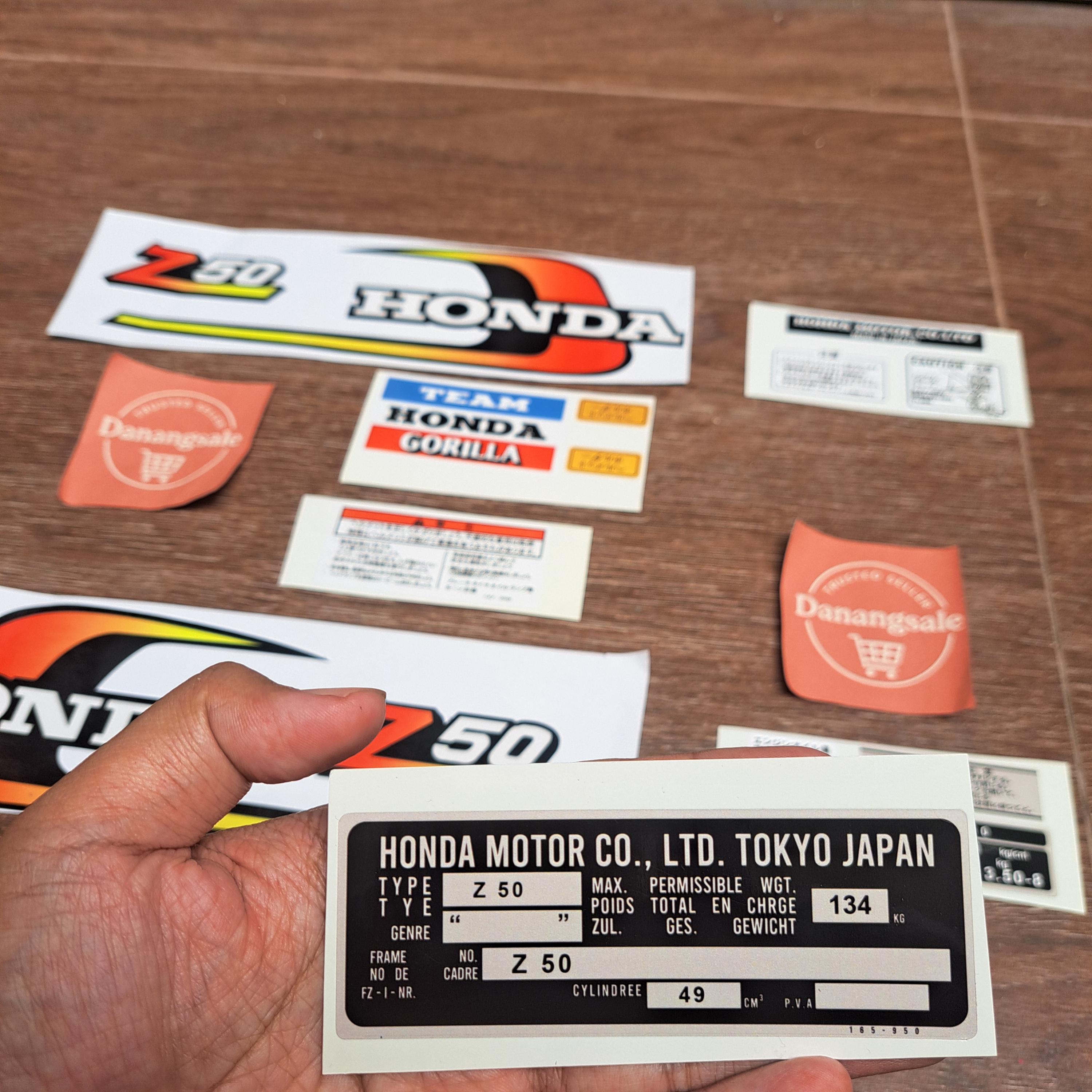 ホンダ Z50 1974 1975 1976 1977 サイドカバー燃料ガスタンク用 