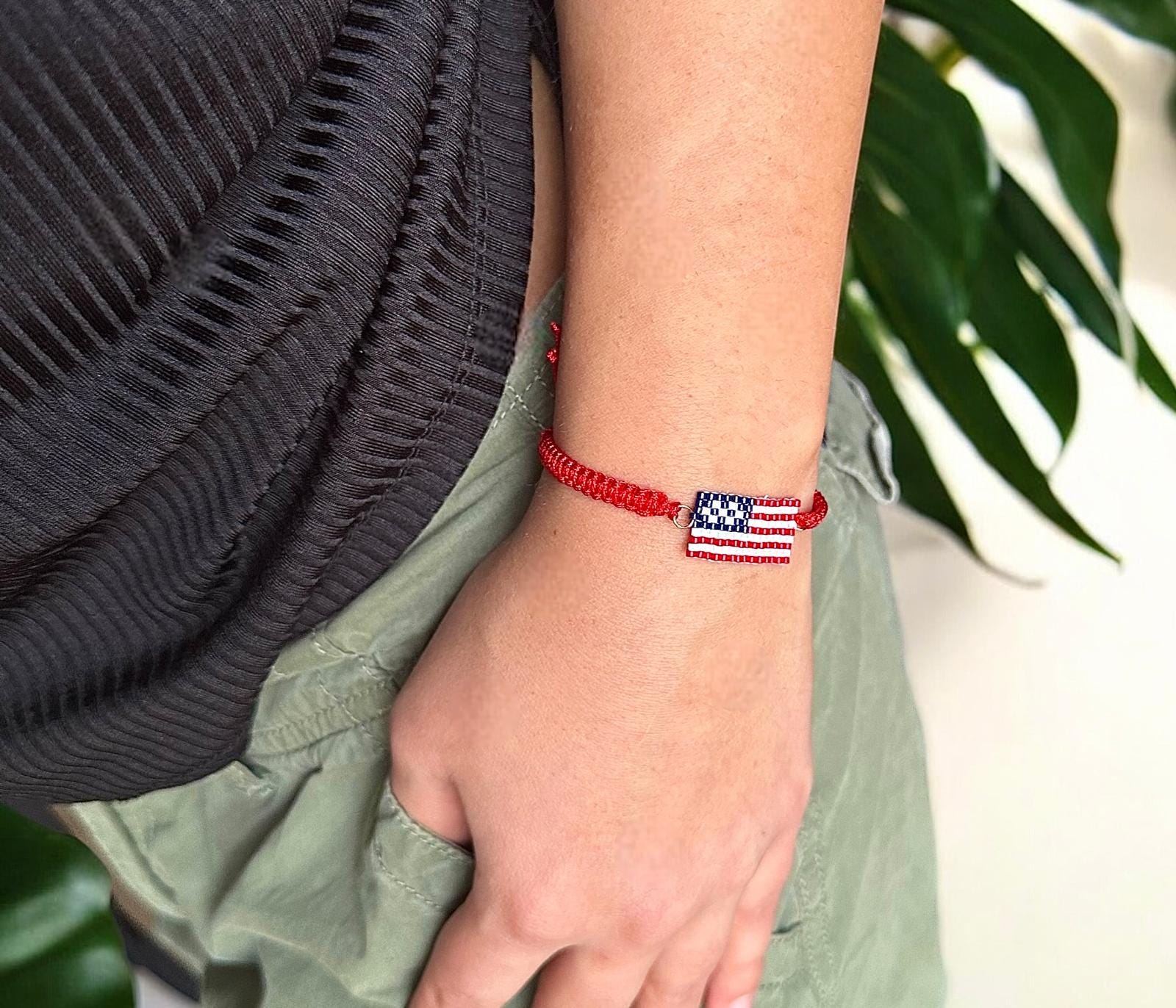 Handmade American Flag Bracelet USA Flag Bangle Great America handmade-american-flag-bracelet-usa-flag-bangle-great-america