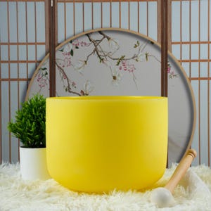 10″ 432 Hz E‑Note Crystal Singing Bowl – Pure Quartz, Silicone Ring Included – Perfect for Sound Baths, Meditation, Yoga, Spiritual Gift