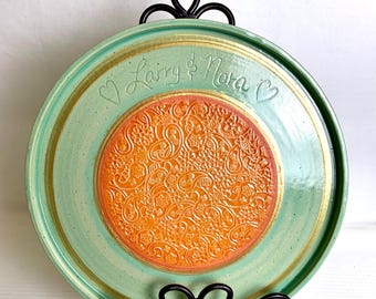 Wedding Platter: GOLDEN MEDALLION  Design
