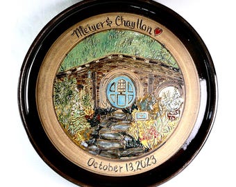 Personalized Wedding Venue Platter: Custom Made