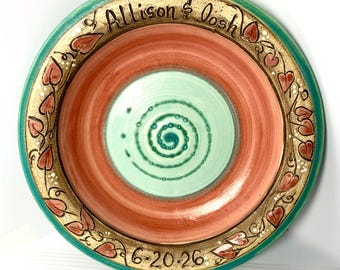 WEDDING  BOWL... Rusty Vines Design