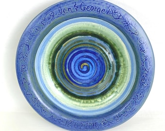 Wedding Bowl : 'FISHY,FISHY' Design Stoneware