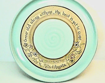 WEDDING PLATTER ..."Posies and Prose "