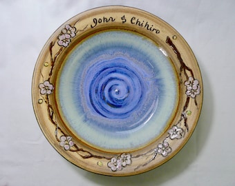 WEDDING BOWL: Cherry Blossom Design