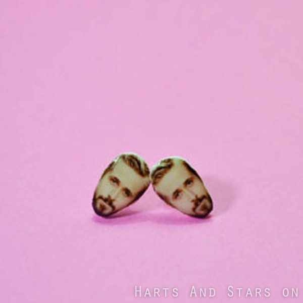 Ryan Gosling earrings Face Post Stud Jewelry