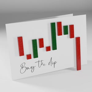 Kartka z życzeniami „Kup dip” wykonana z klocków LEGO®