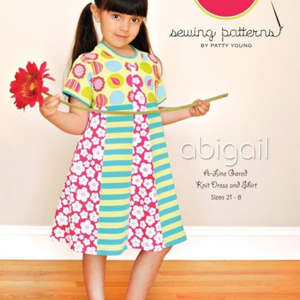 Modkid Sewing Patterns by Patty Young-Abigail-All Patterns Ship Free with Fabric Purchase