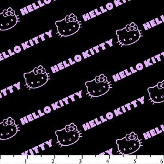 hello kitty jersey fabric