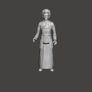 UNPAINTED Vintage Dune movie, custom Piter de Vries Harkonnen Mentat action figure. Kenner style 3.75&quot;, 1/18 articulated figure model kit.