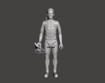 Vintage Dune movie, custom Duncan Idaho Fremen action figure. Kenner style 3.75", 1/18 articulated figure kit model. UNPAINTED KIT