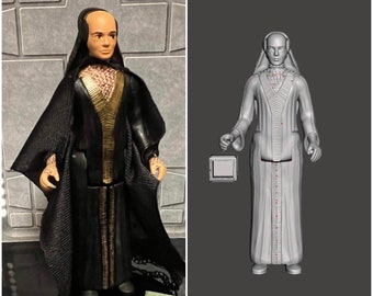 Vintage Dune movie, custom Reverend Mother action figure. Kenner style 3.75", 1/18 articulated figure UNPAINTED KIT