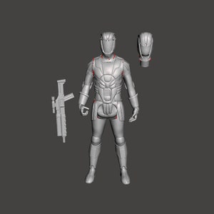 スターウォーズ シス トルーパー、3Dプリントカスタムモデルフィギュアキット（未塗装/未組み立て）。