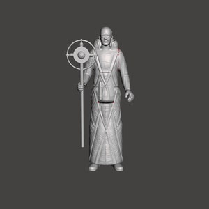 Vintage Dune movie, Spacing Guild 2nd stage Navigator, custom action figure. Kenner style 3.75&quot;, 1/18 articulated figure model UNPAINTED KIT